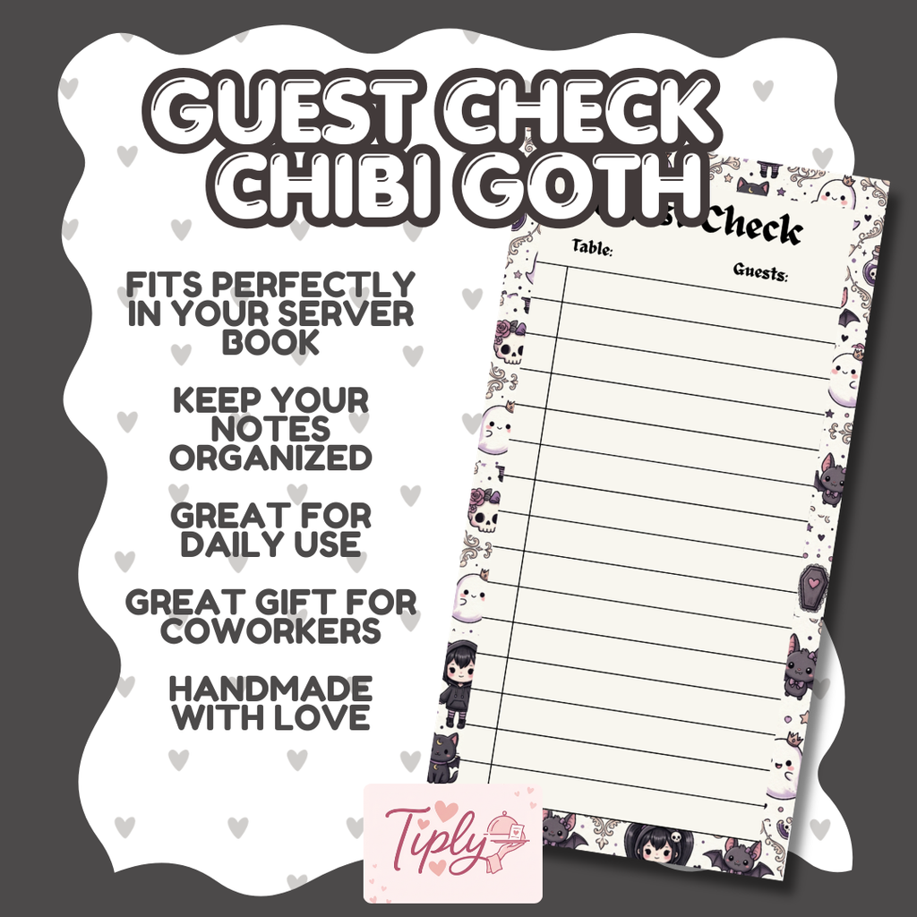 Guest Check ChibiGoth