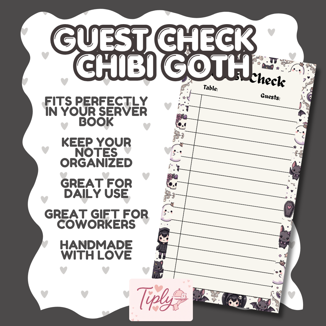 Guest Check ChibiGoth