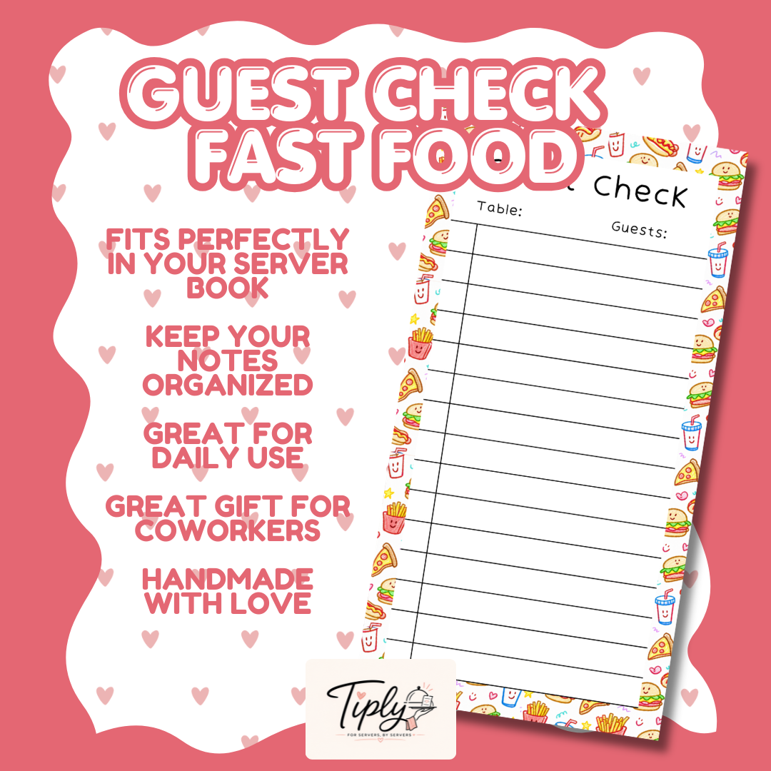Guest Check - Fast Food