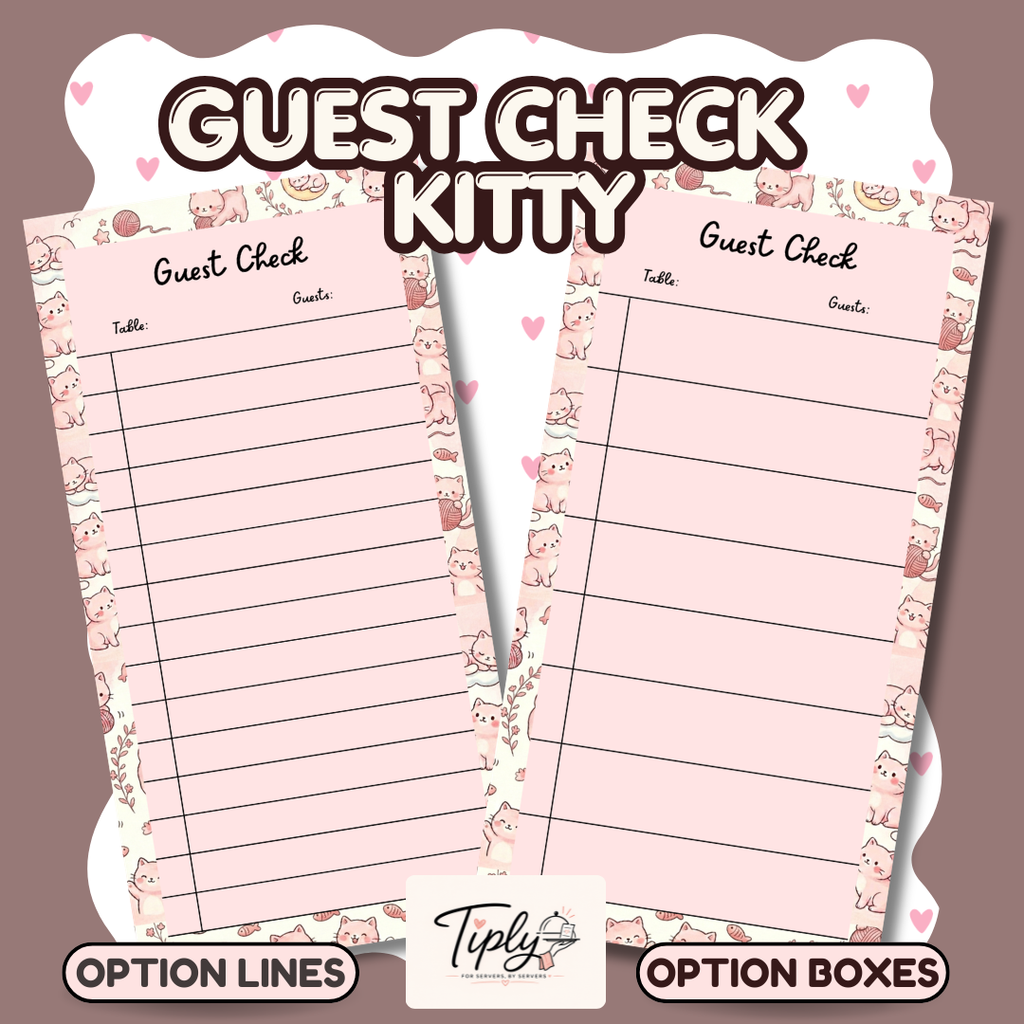 Guest Check - Kitty