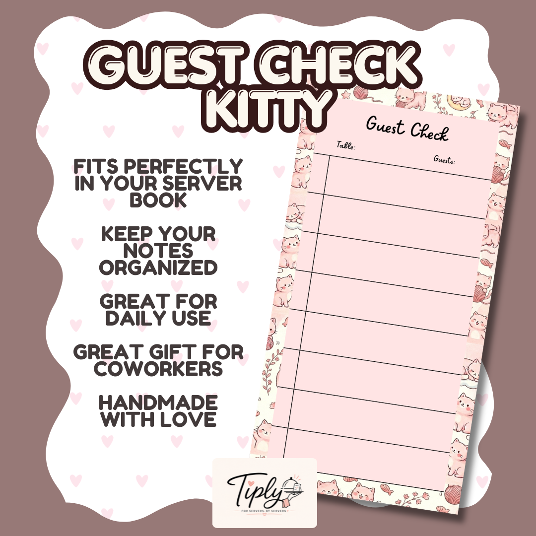 Guest Check - Kitty