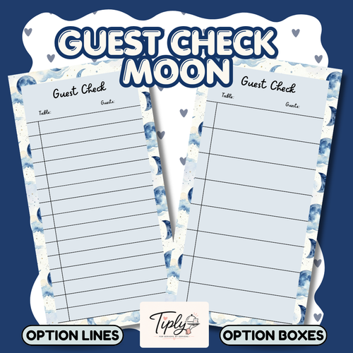 Guest Check Moon