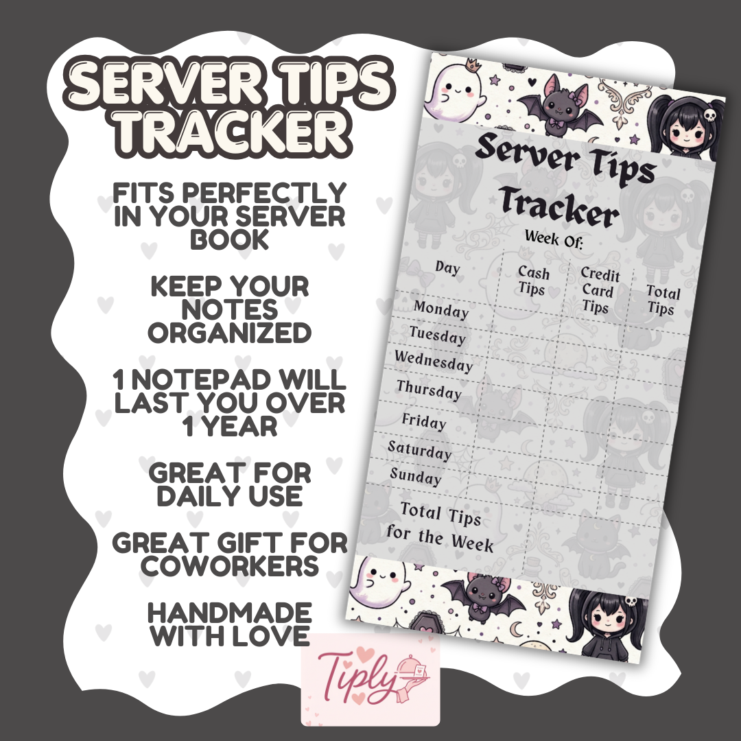 Server Tips Tracker - Chibi Goth